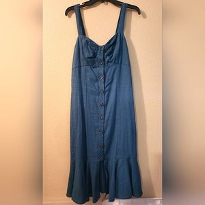 Blue grayish summer dress size M